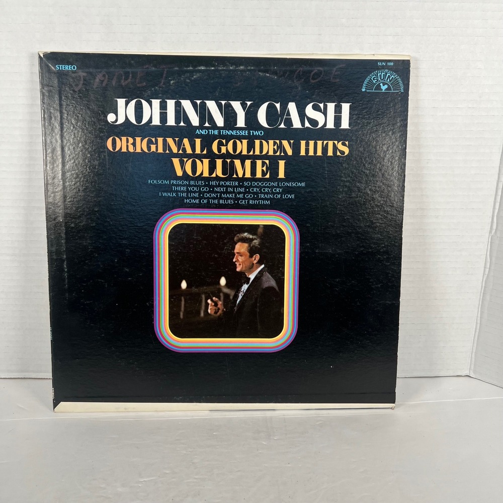 Johnny Cash Original Golden Hits Volume I Vinyl LP Sun 100 Country Rockabilly